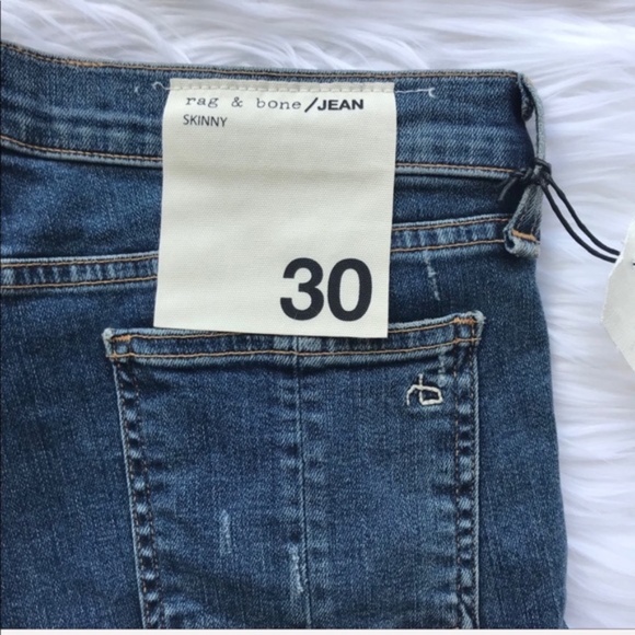 NEW W TAGS • Rag & Bone • Skinny Jeans La Paz NWT size 30 - Picture 8 of 10